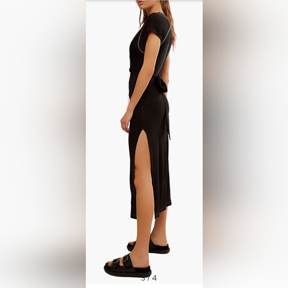 Sunni Tie Back Maxi Dress Free People size XS